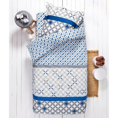 Detská posteľná bielizeň Marlow, bavlna, potlač s geometrickými vzormi
