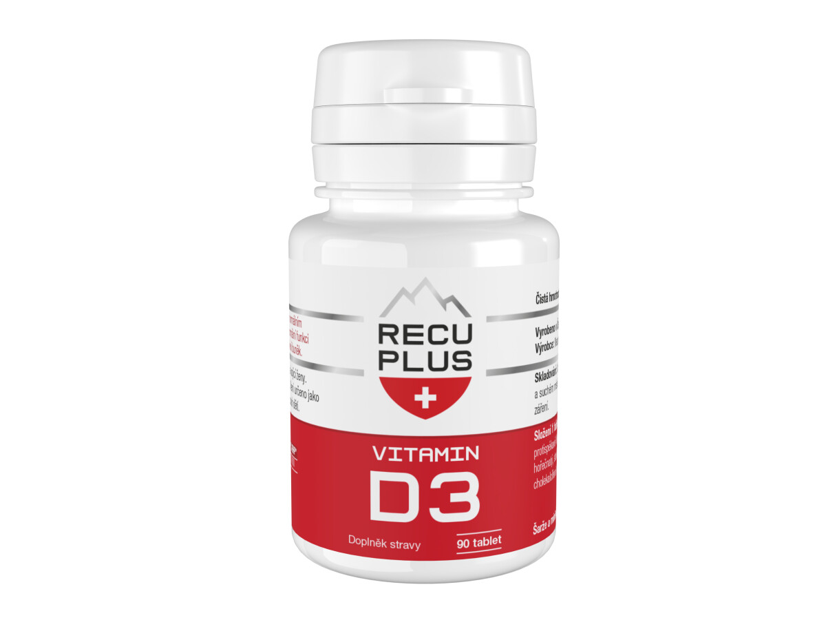 RECUPLUS vitamín D3 90 tablet