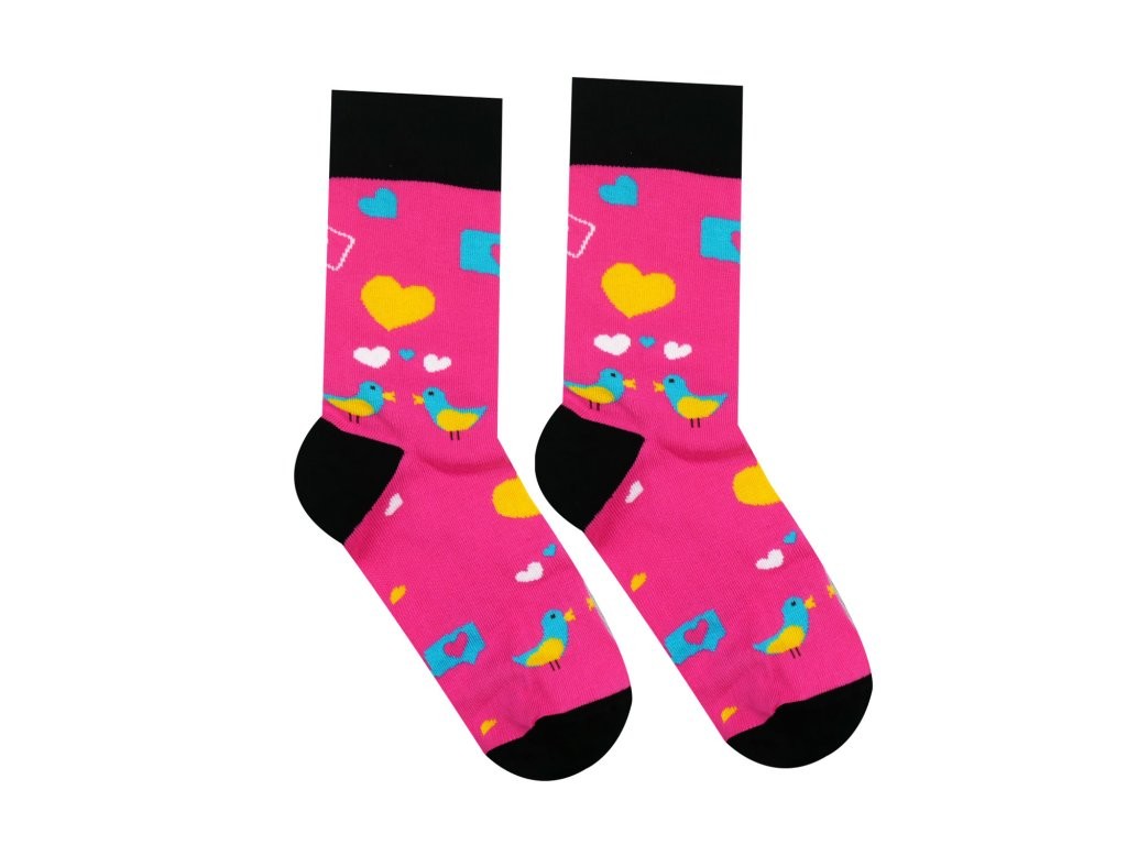 Veselé ponožky Holubičky