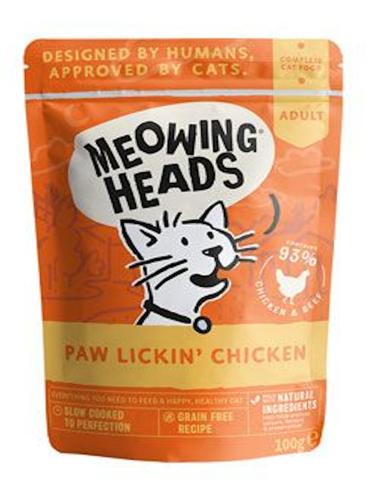 MEOWING HEADS Paw Lickin? Chicken kapsička