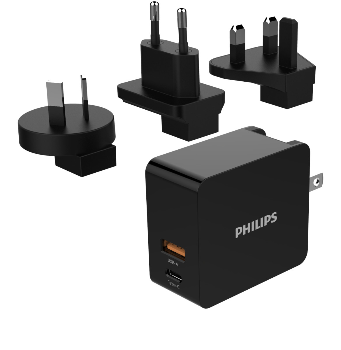 Cestovná sieťová duálna USB nabíjačka PHILIPS DLP2621T