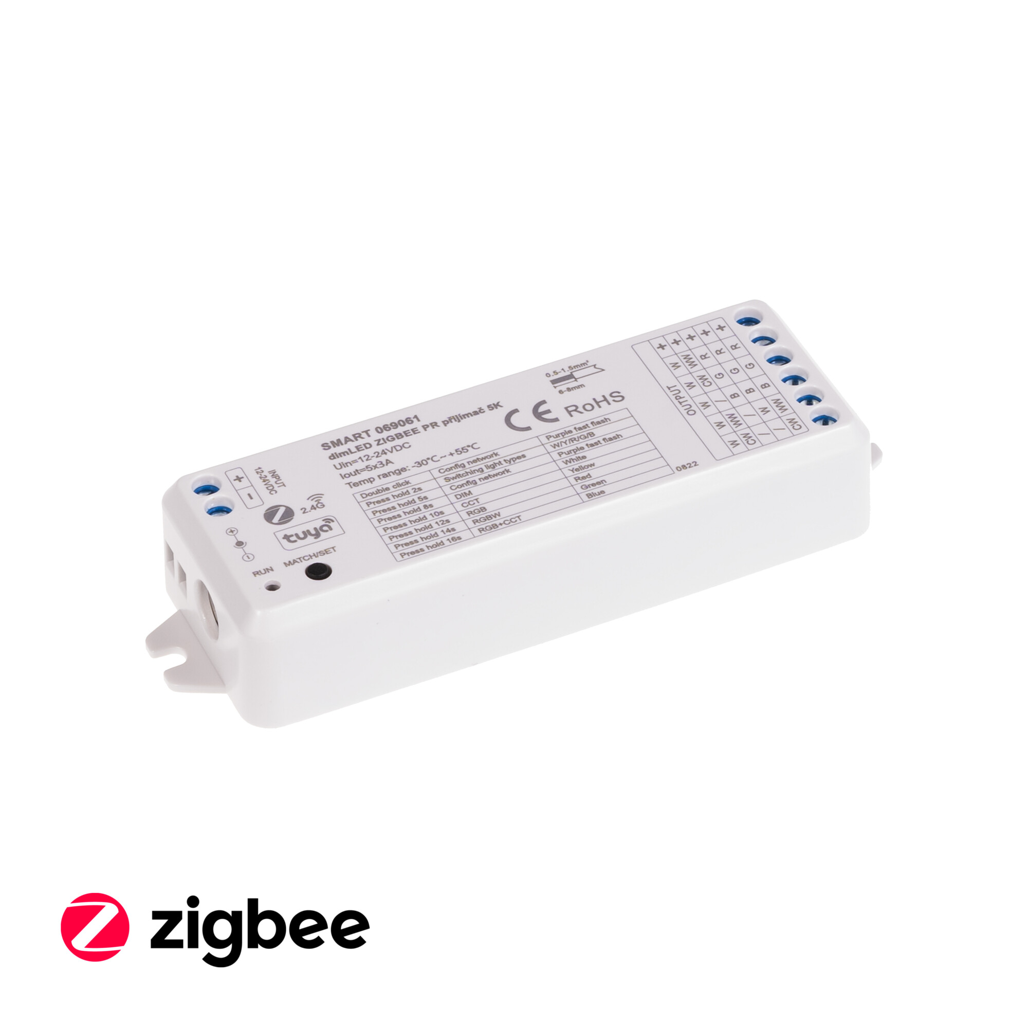 Levně SMART přijímač dimLED ZIGBEE PR 5K 5v1