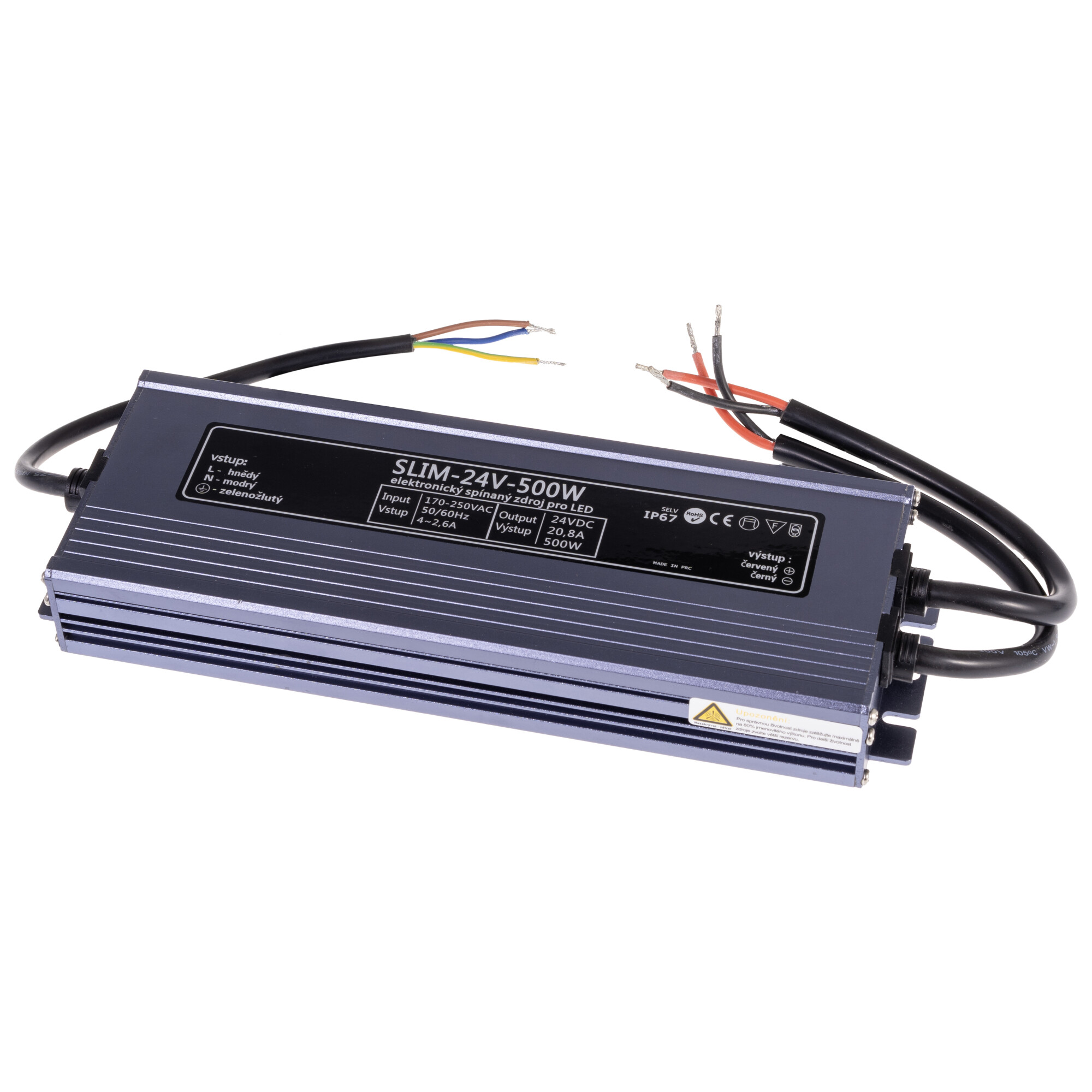 Levně LED zdroj 24V 500W SLIM-24V-500W
