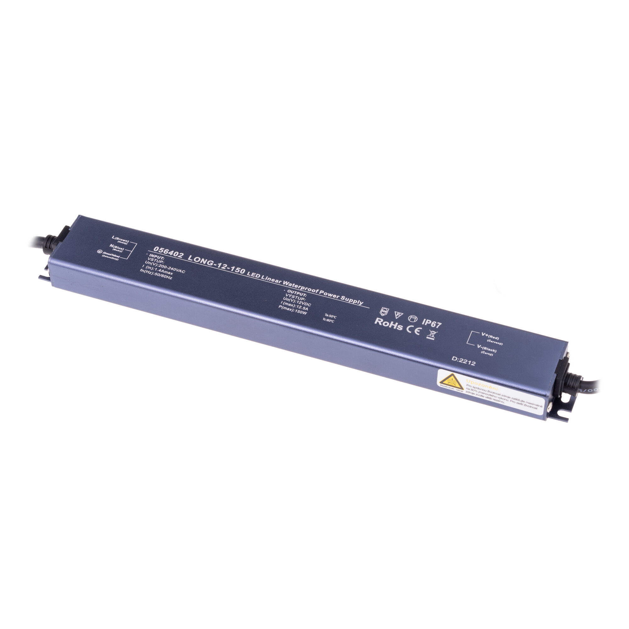 Levně LED zdroj 12V 150W LONG-12-150