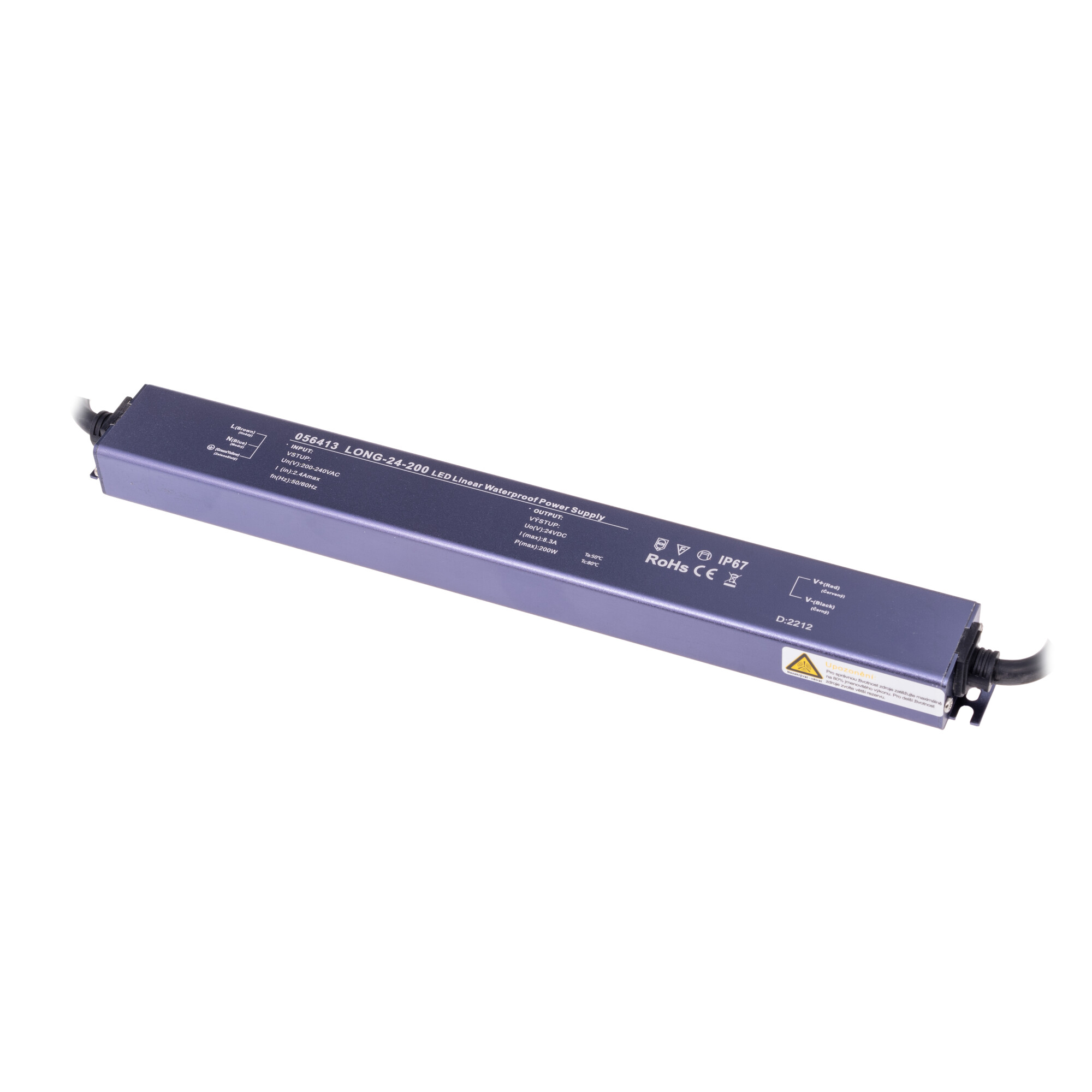 Levně LED zdroj 24V 200W LONG-24-200