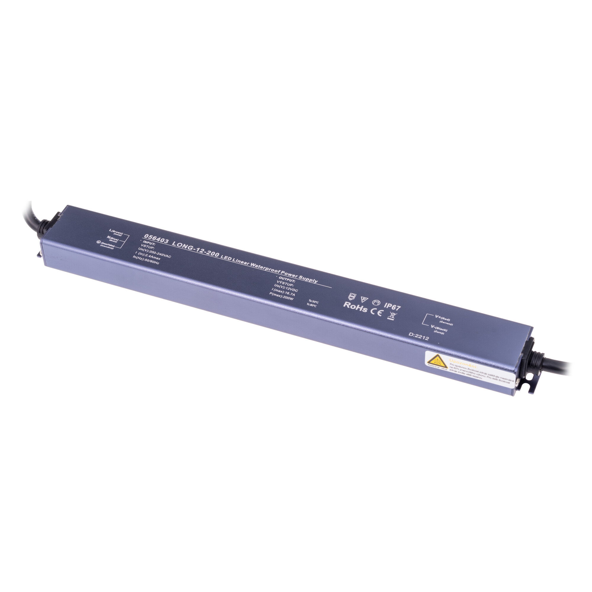Levně LED zdroj 12V 200W LONG-12-200