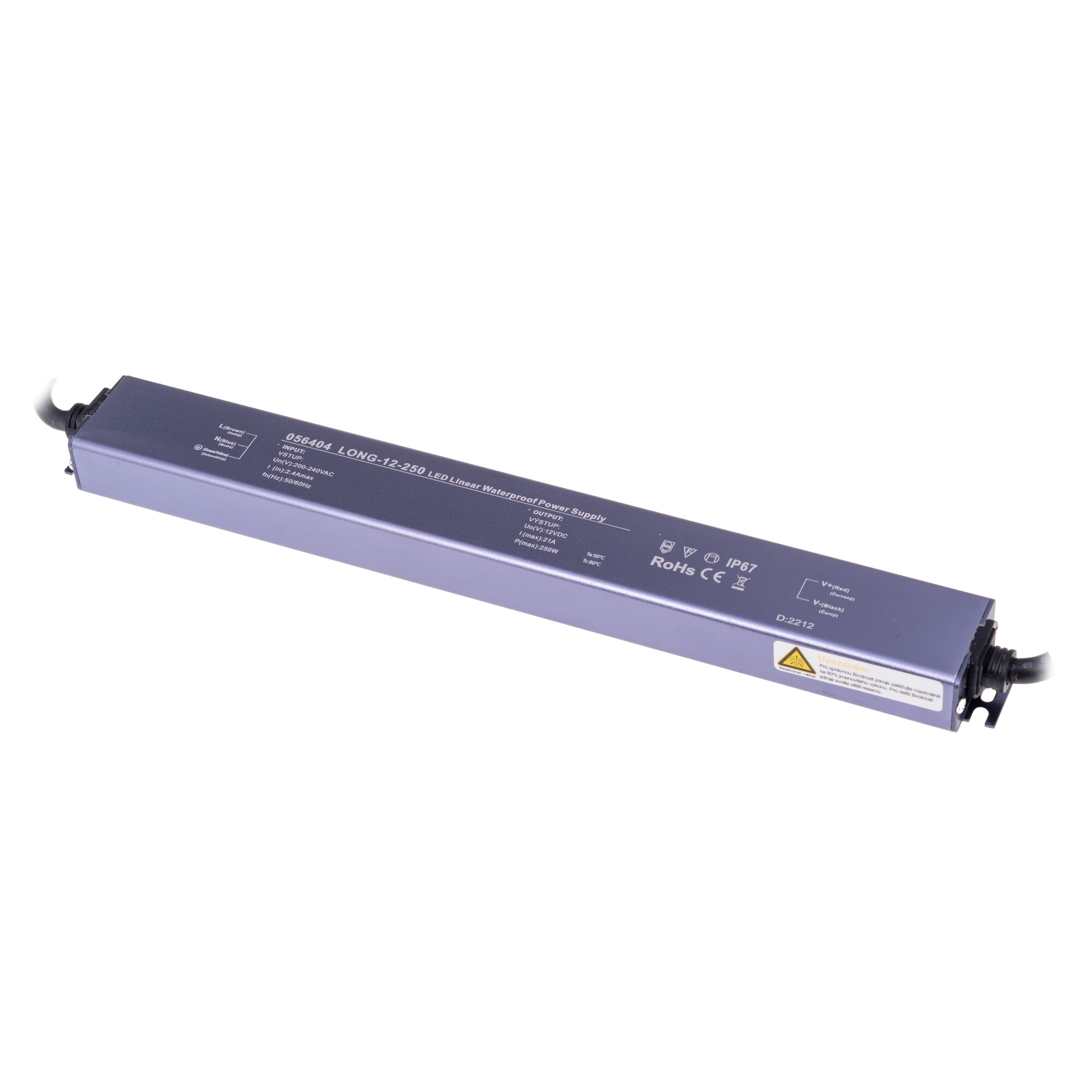 Levně LED zdroj 12V 250W LONG-12-250