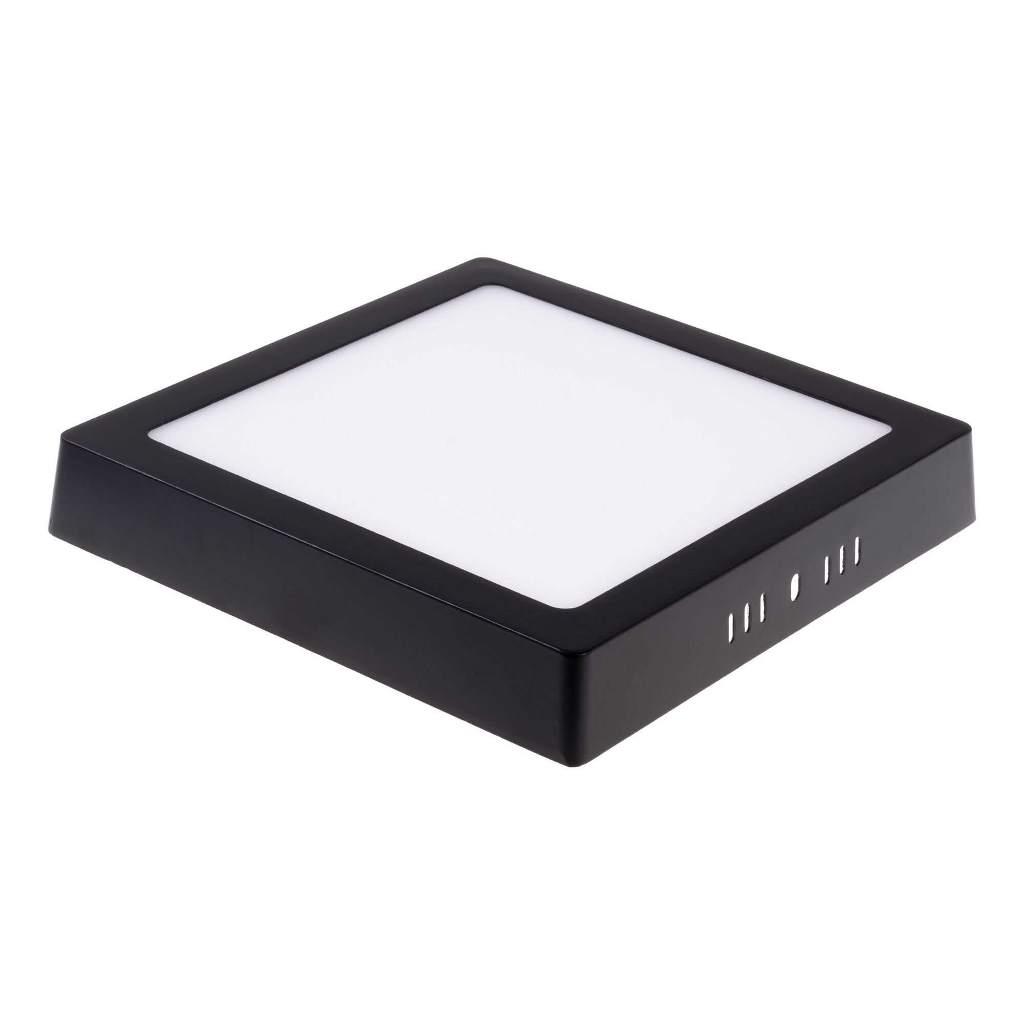 Levně BPS24 LED panel 24W přisazený černý čtverec - Denní bílá