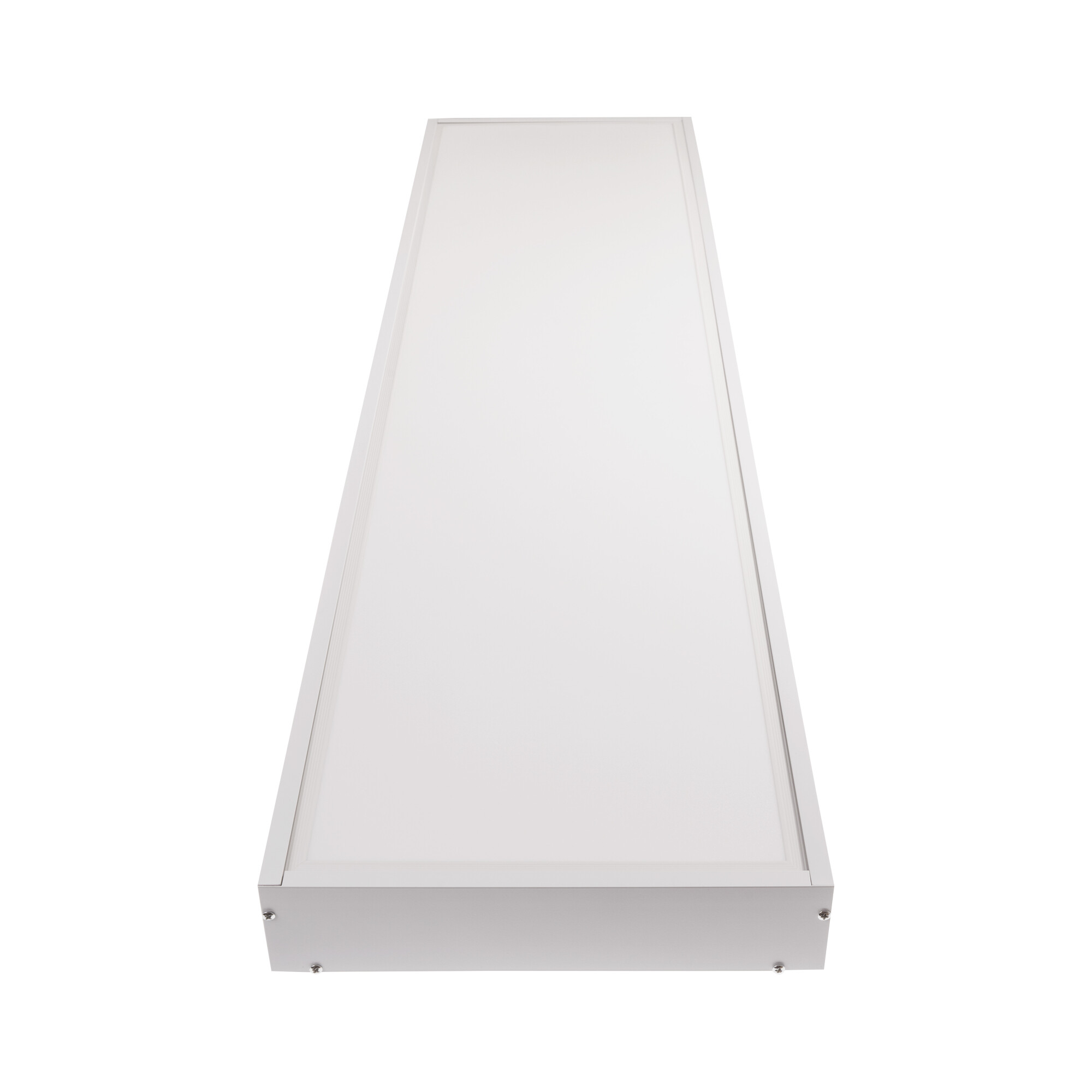 Levně Rám LED panelu 30x120cm 65mm pro přisazení bílý -