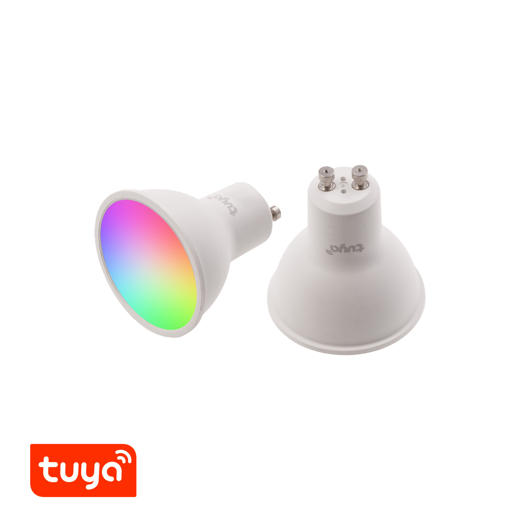 Levně SMART LED žárovka GU10 Tuya RGBCCT TU5W