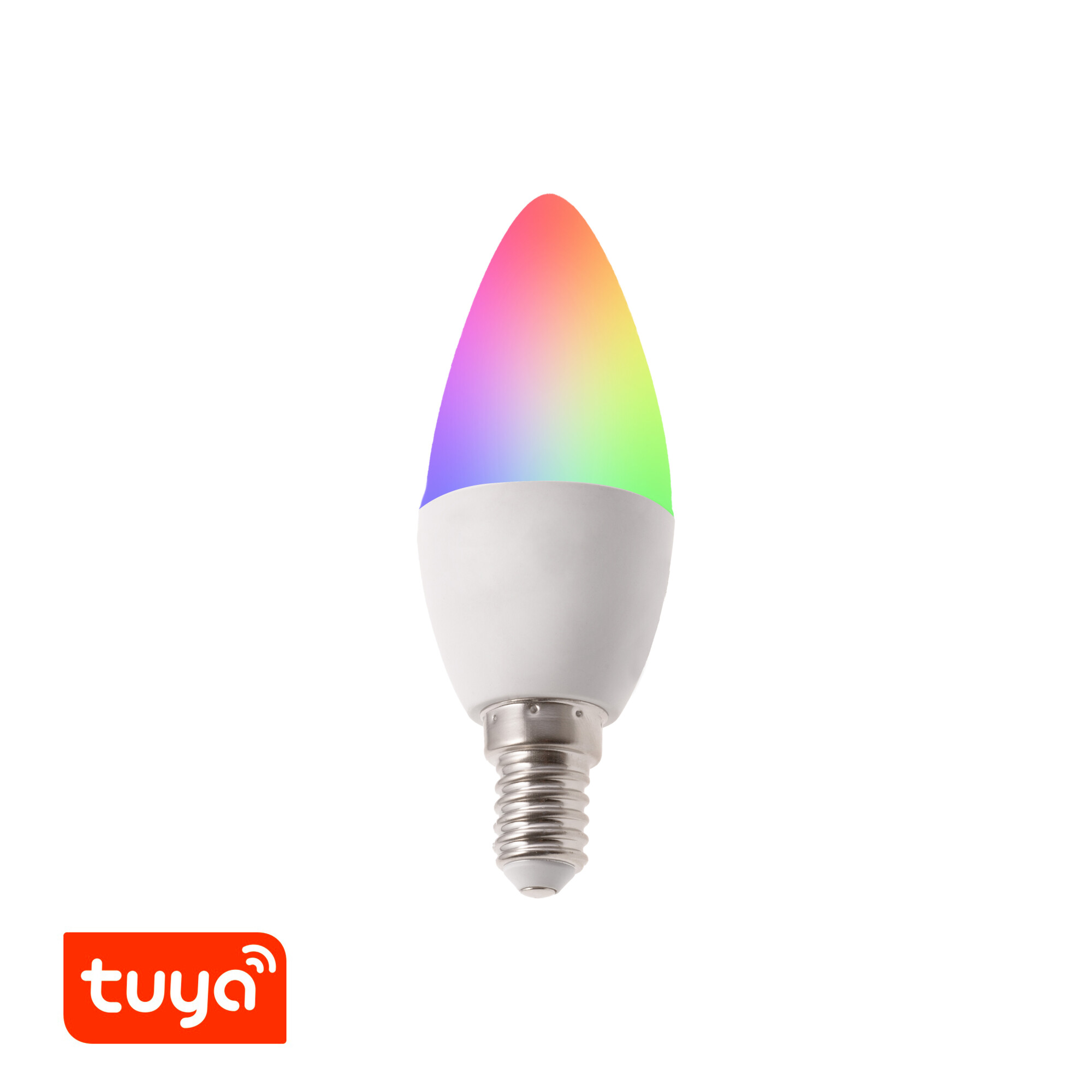 Levně SMART LED žárovka E14 Tuya RGBCCT TU5W