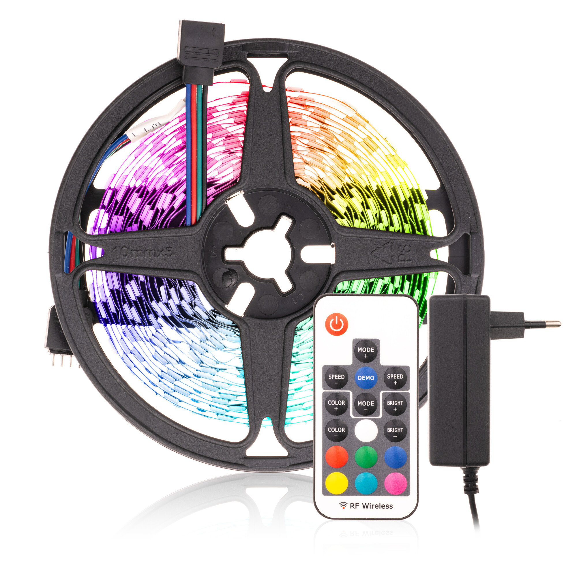 Levně Sada LED pásku RGB 5m 35W 5M9W-RGB