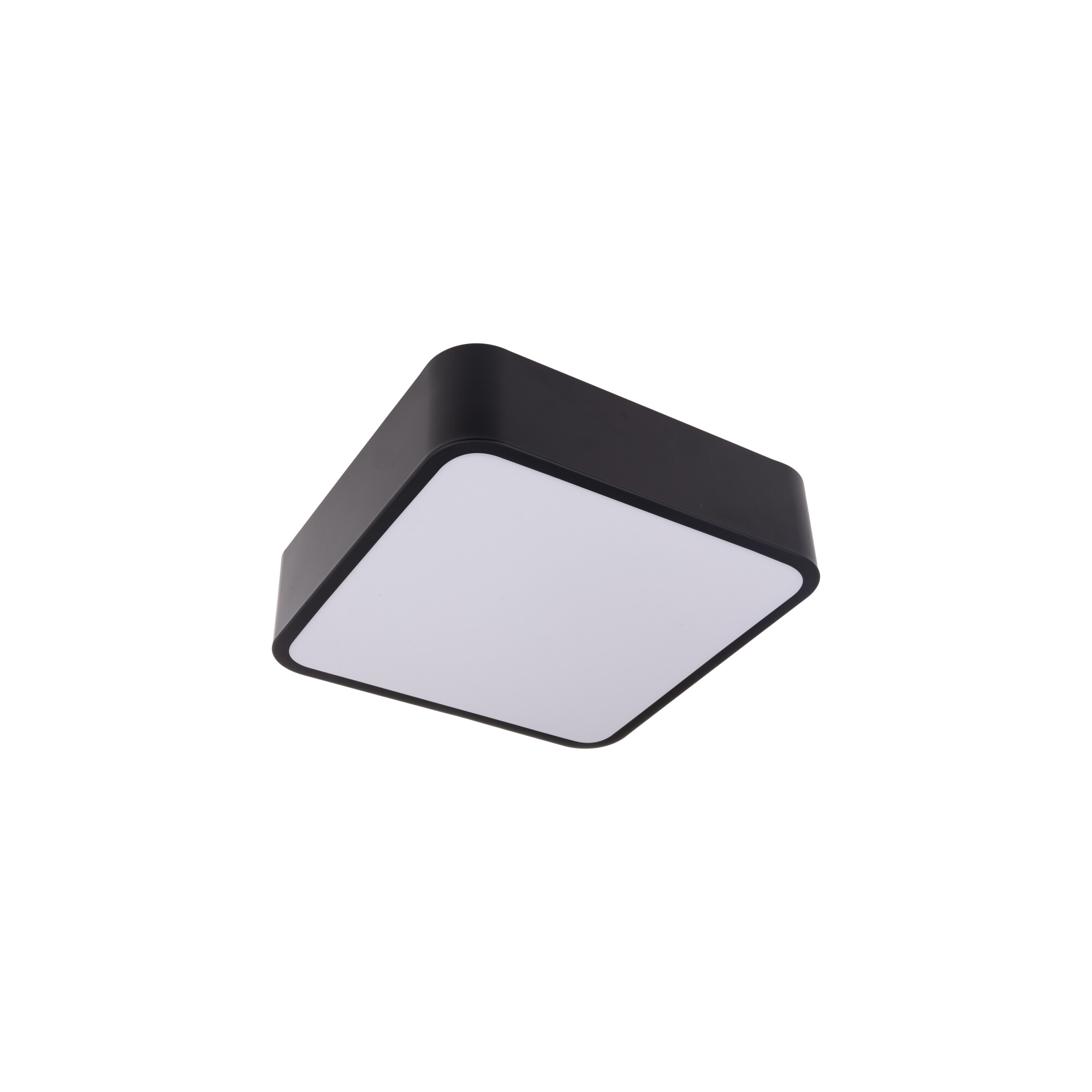 Levně LED svítidlo RENDO 24W CCT hranaté černé stropní