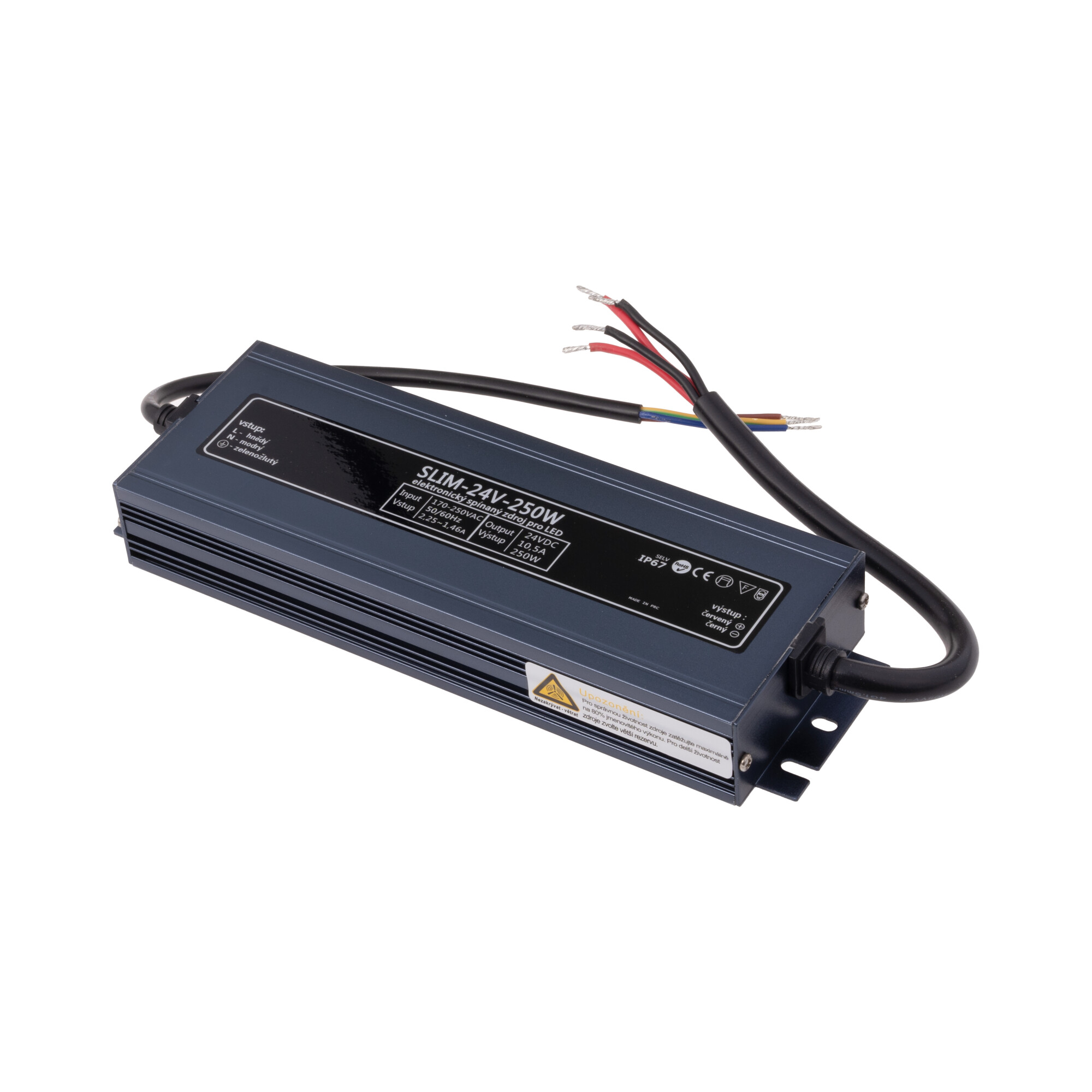 Levně LED zdroj 24V 250W SLIM-24V-250W