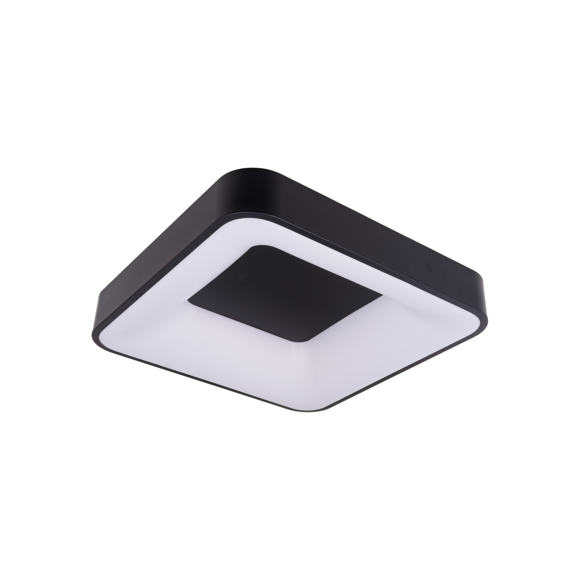 Levně LED svítidlo ZULU 48W CCT hranaté černé stropní