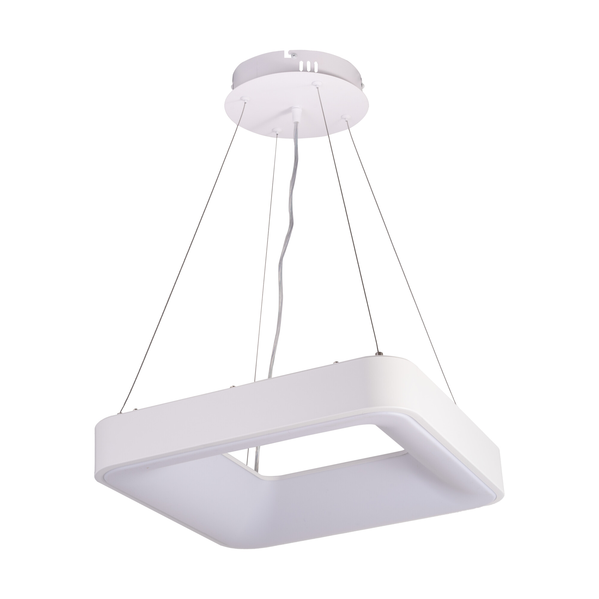 Levně LED svítidlo ZULU 48W CCT hranaté bílé závěsné