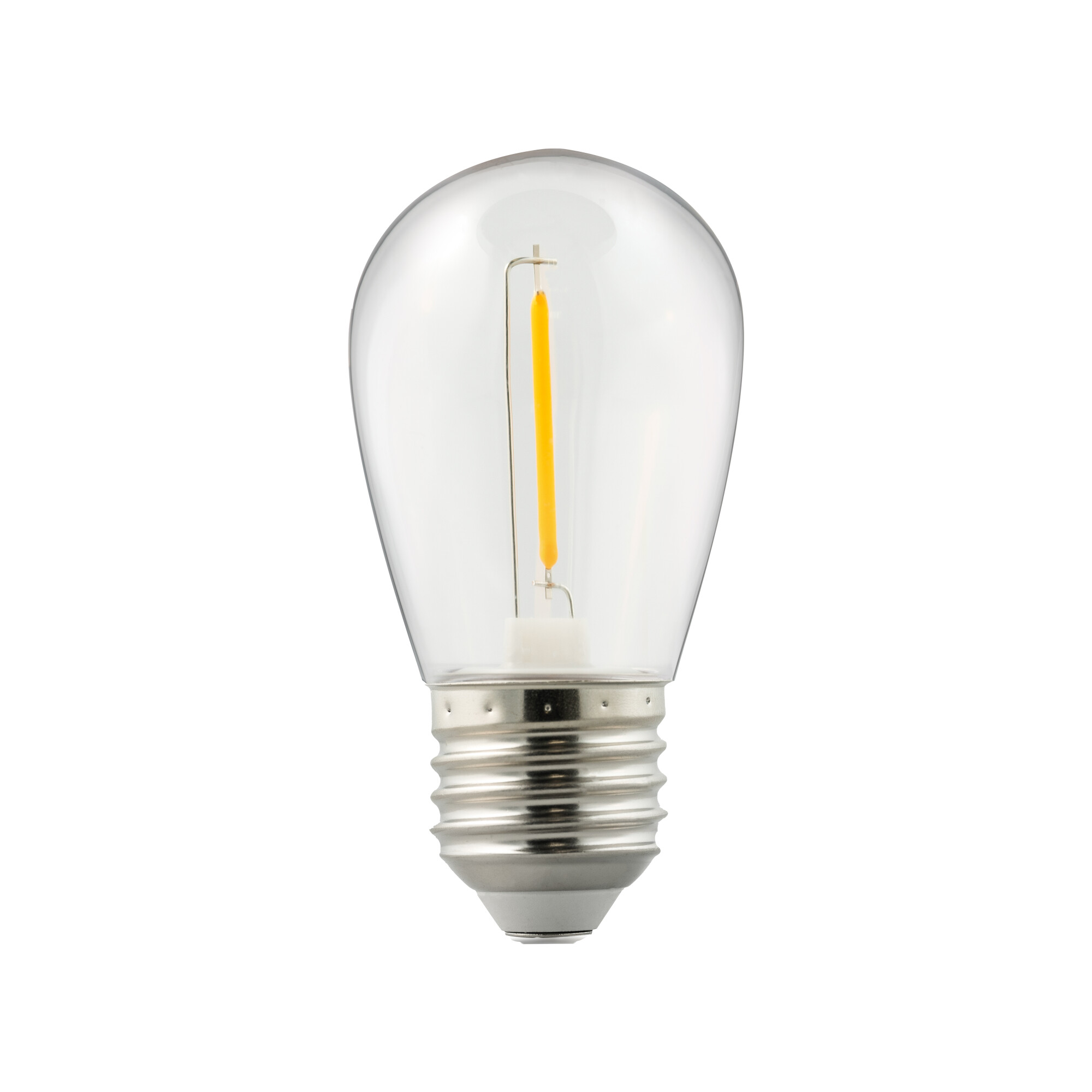 Levně LED žárovka E27 1W FILAMENT S14
