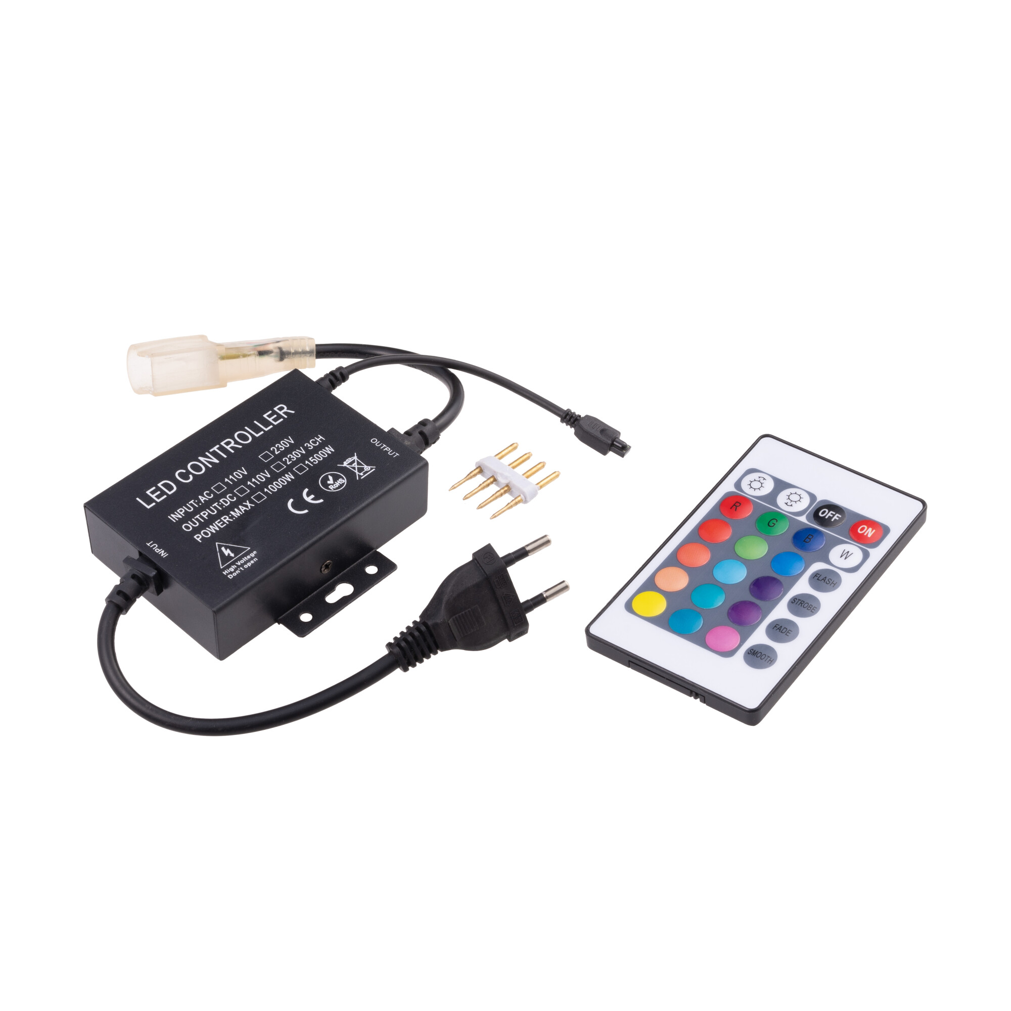 Levně LED ovladač NEON RGB 230V-IR24