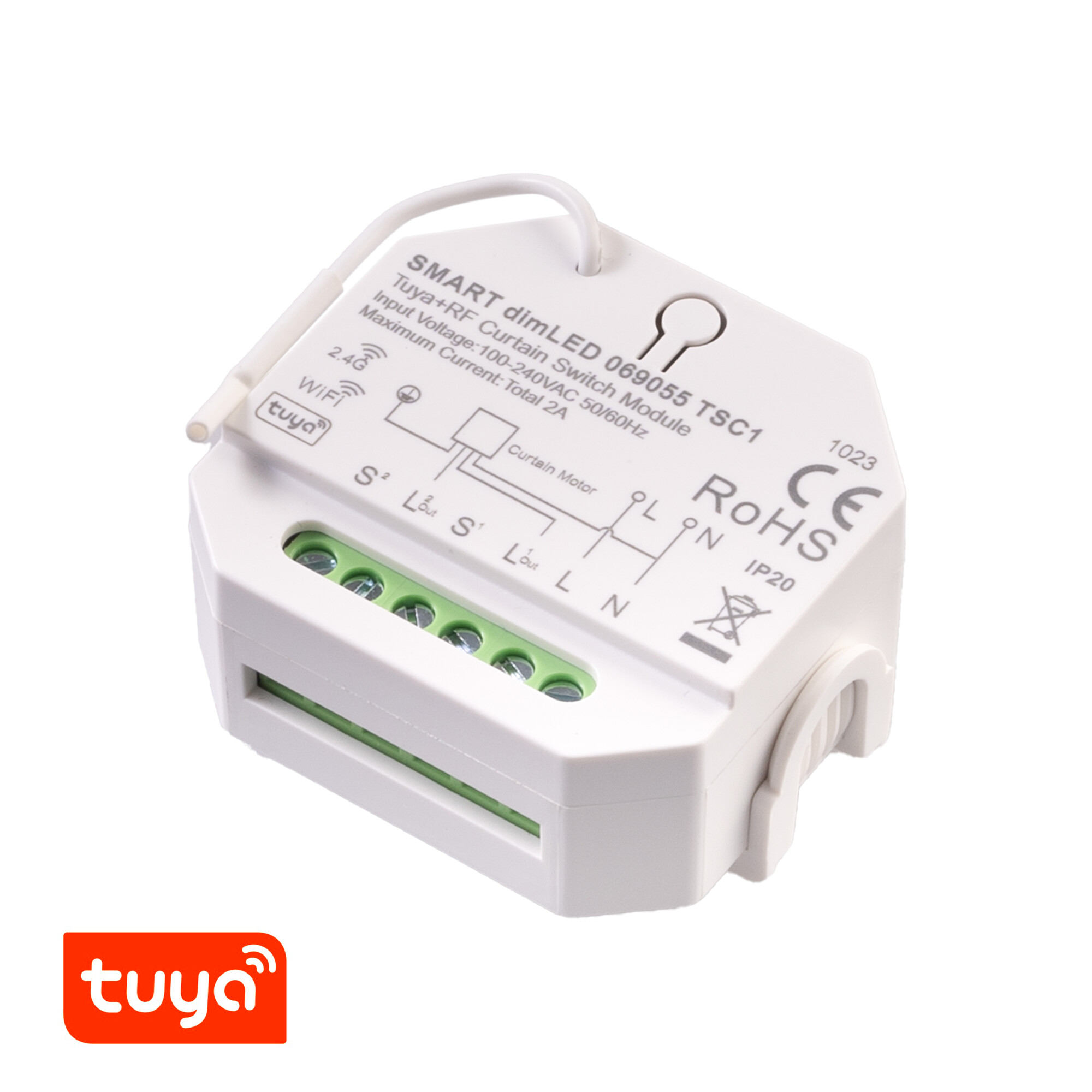 Levně SMART spínač dimLED Tuya TSC1 pro rolety a žaluzie