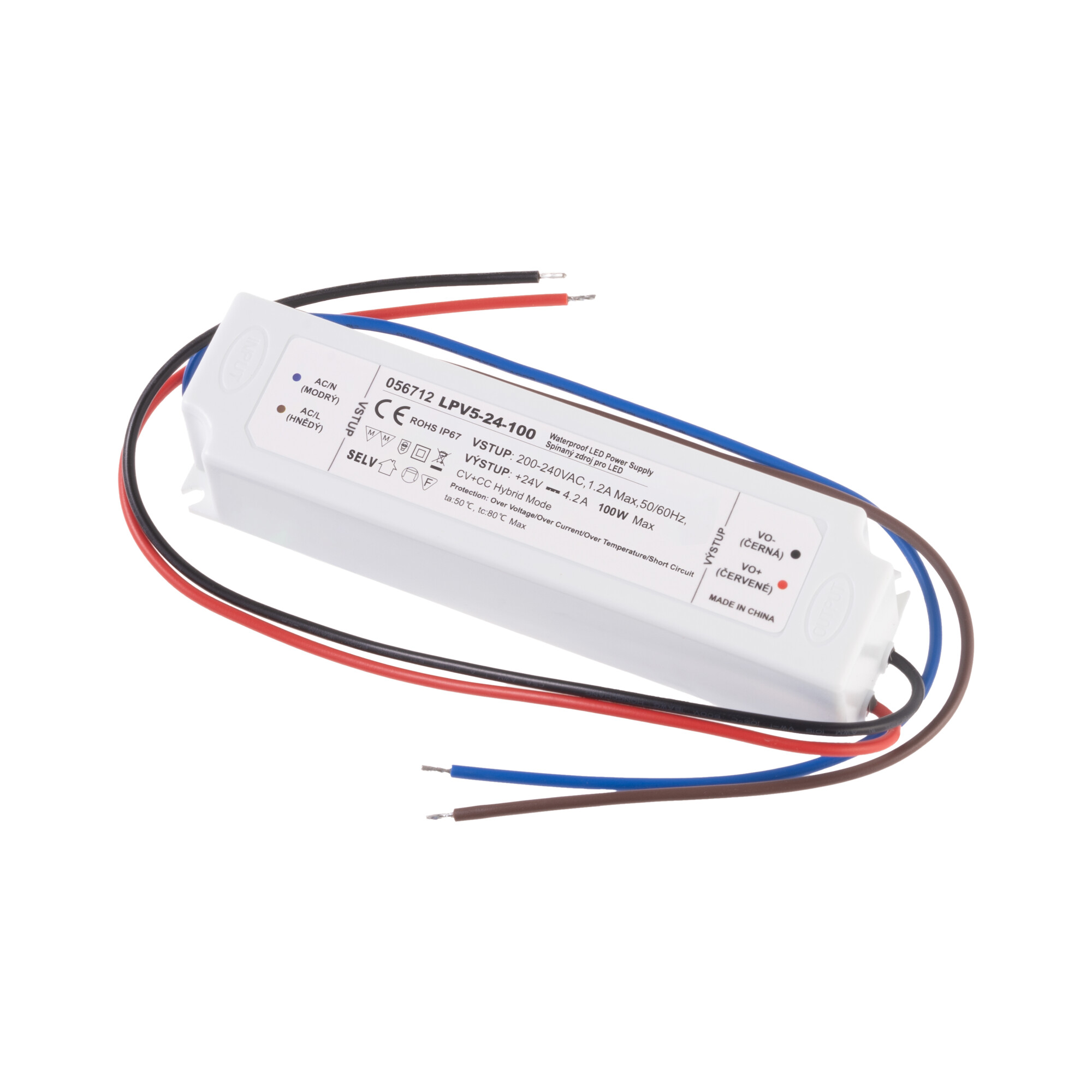 Levně LED zdroj 24V 100W LPV5-24-100 Záruka 5 let