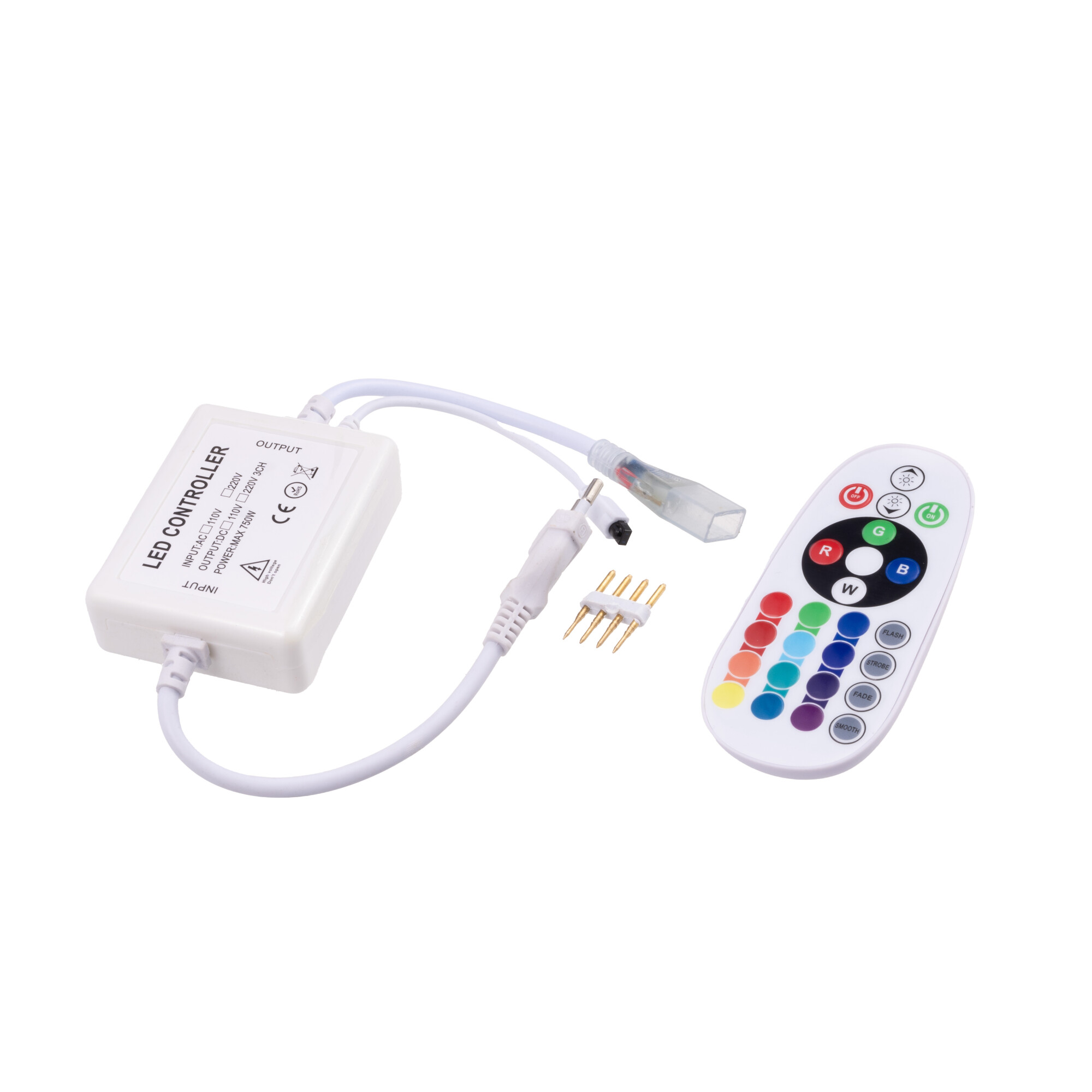 Levně LED ovladač RGB 230V-25B