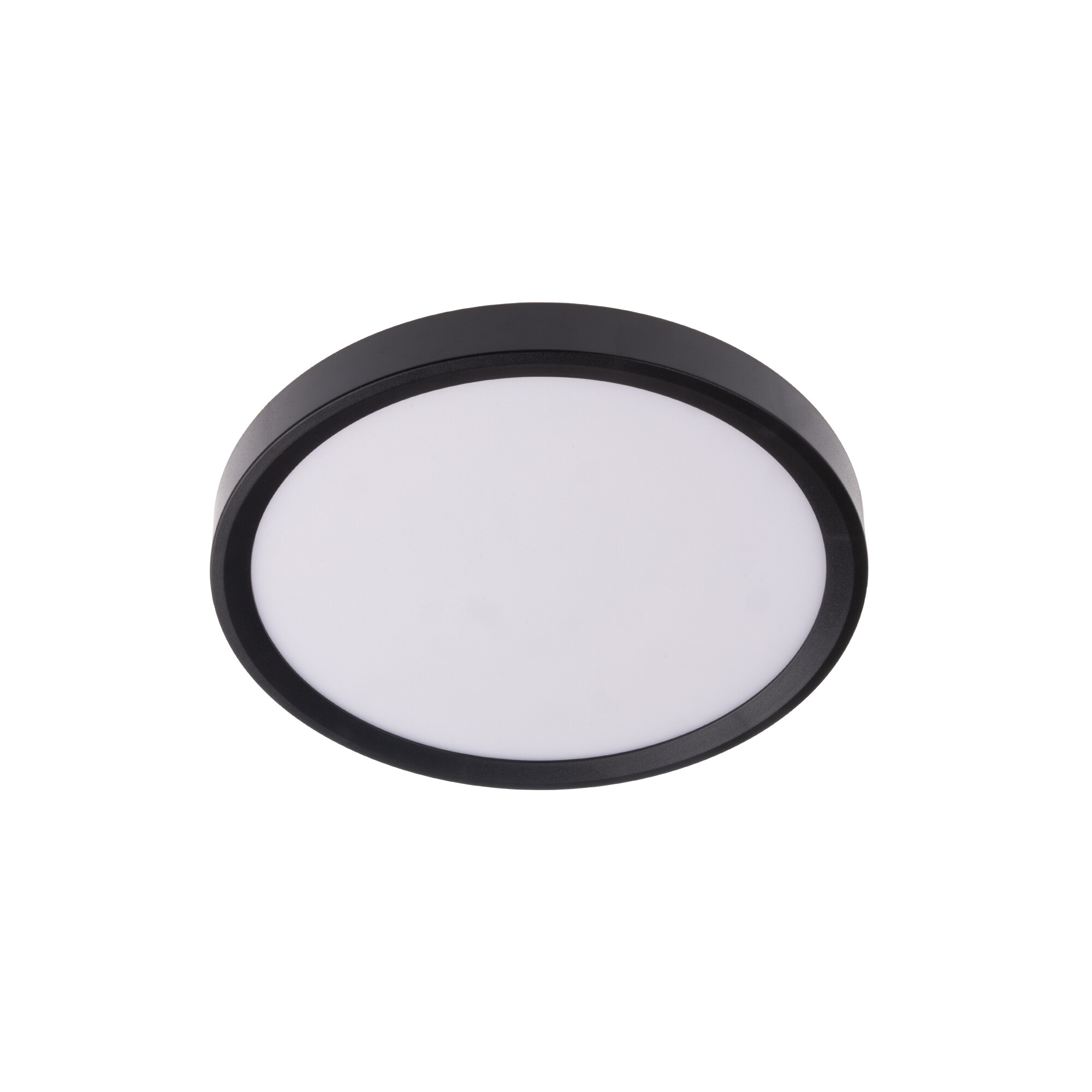 Levně LED panel PANKA 24W CCT černé kulaté stropní