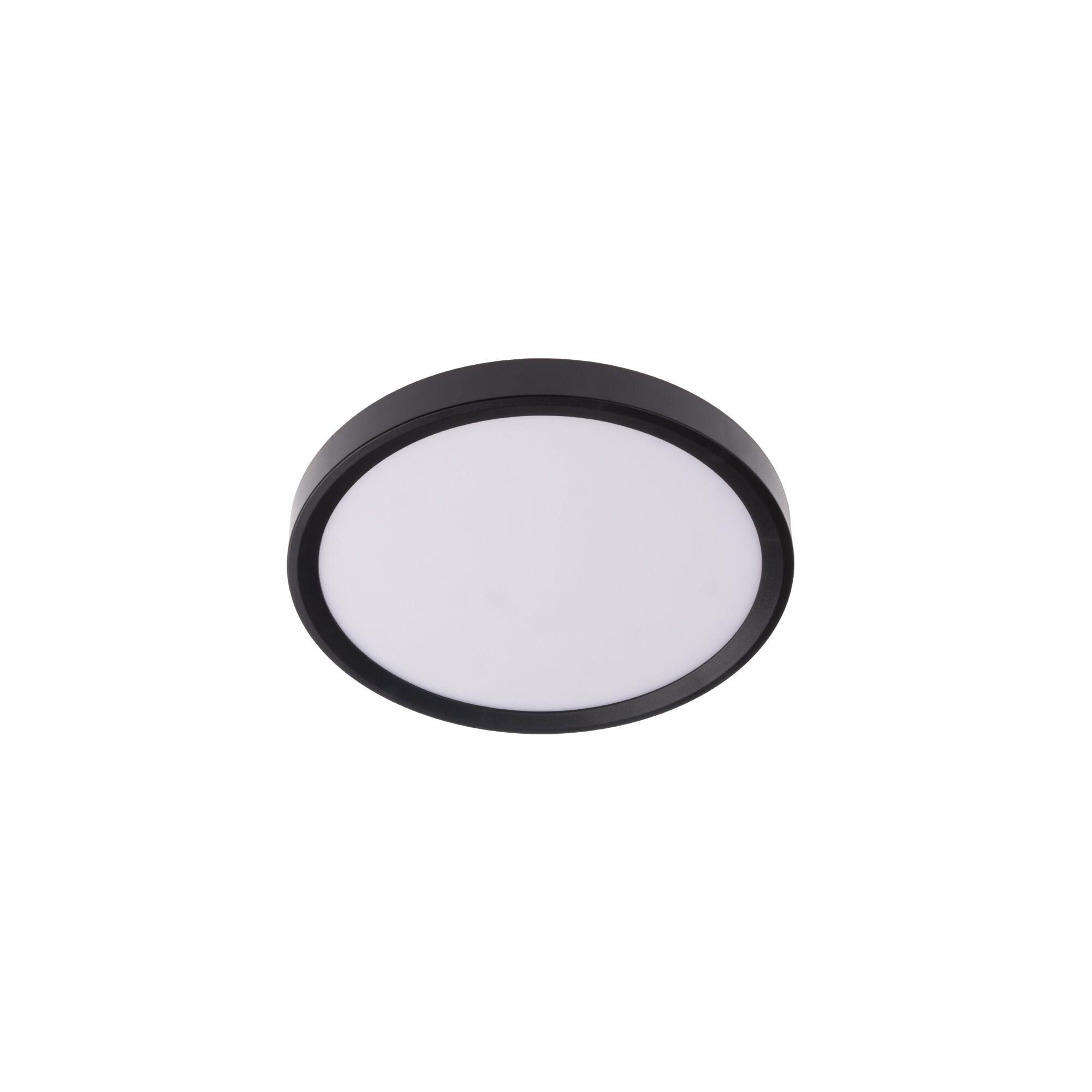 Levně LED panel PANKA 18W CCT černé kulaté stropní