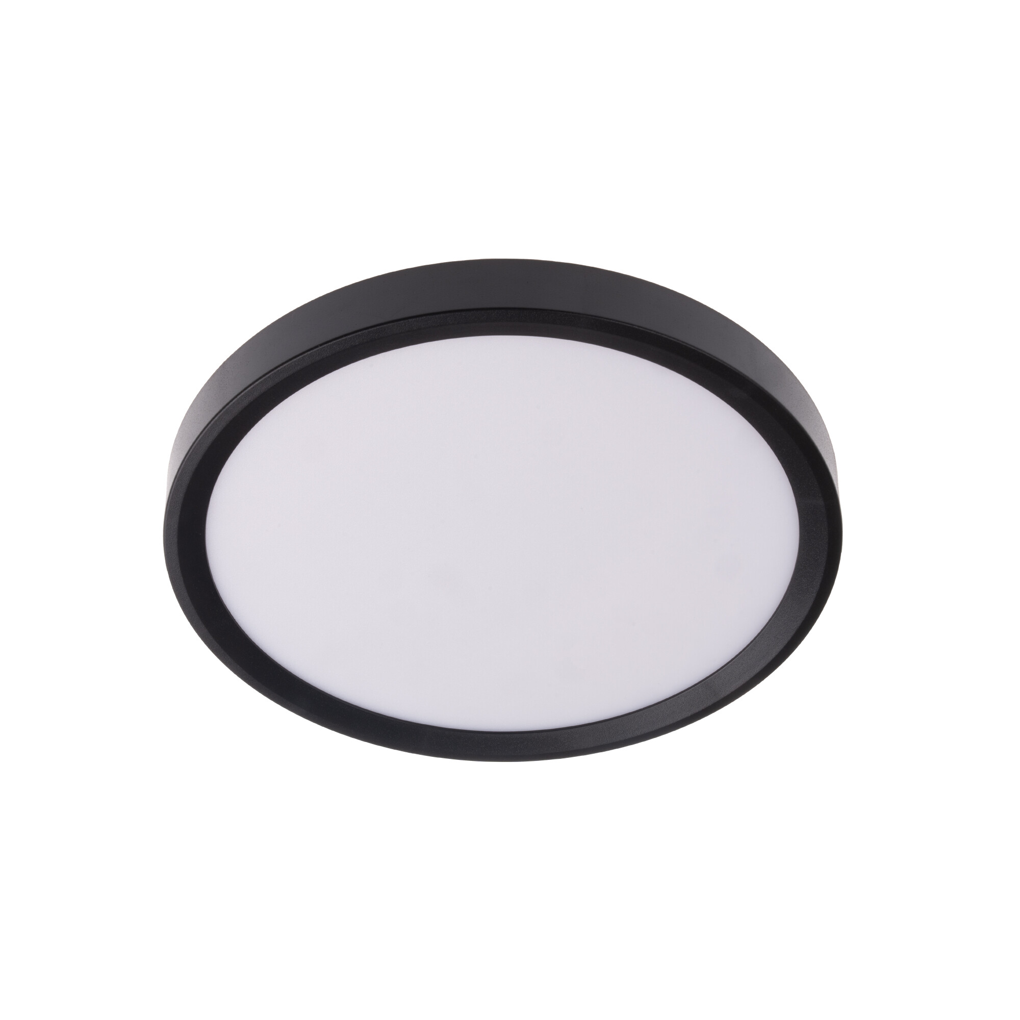 Levně LED panel PANKA 30W CCT černé kulaté stropní