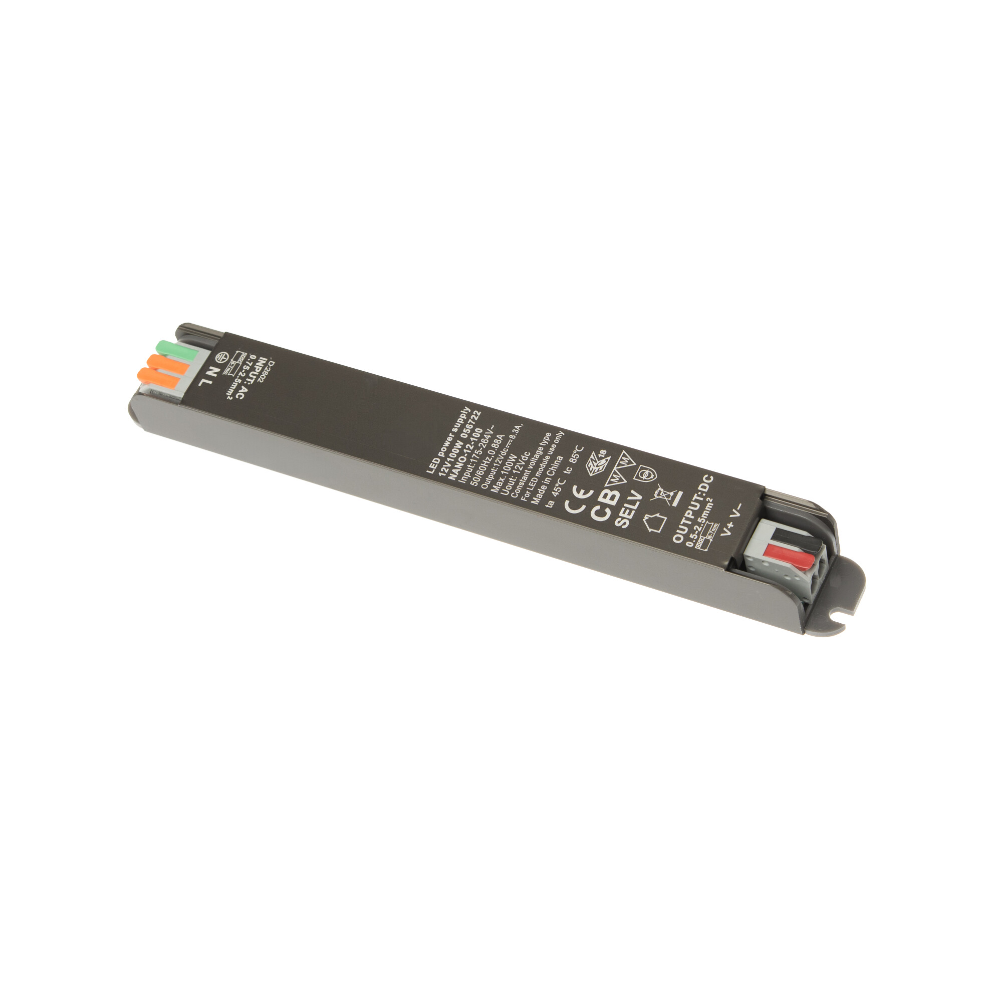 Levně LED zdroj 12V 100W zdroj NANO-12-100