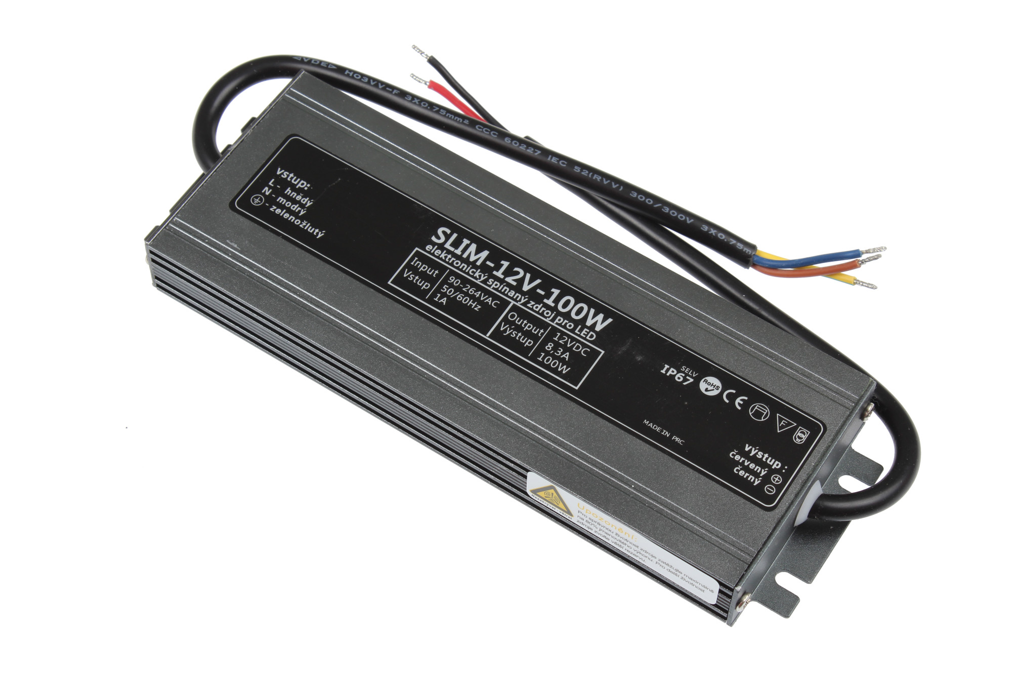 Levně LED zdroj 12V 100W SLIM-12V-100W