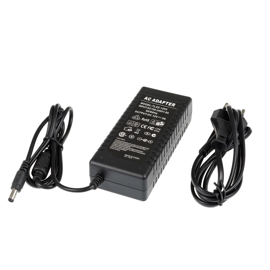 Levně LED zdroj 12V 60W zásuvkový