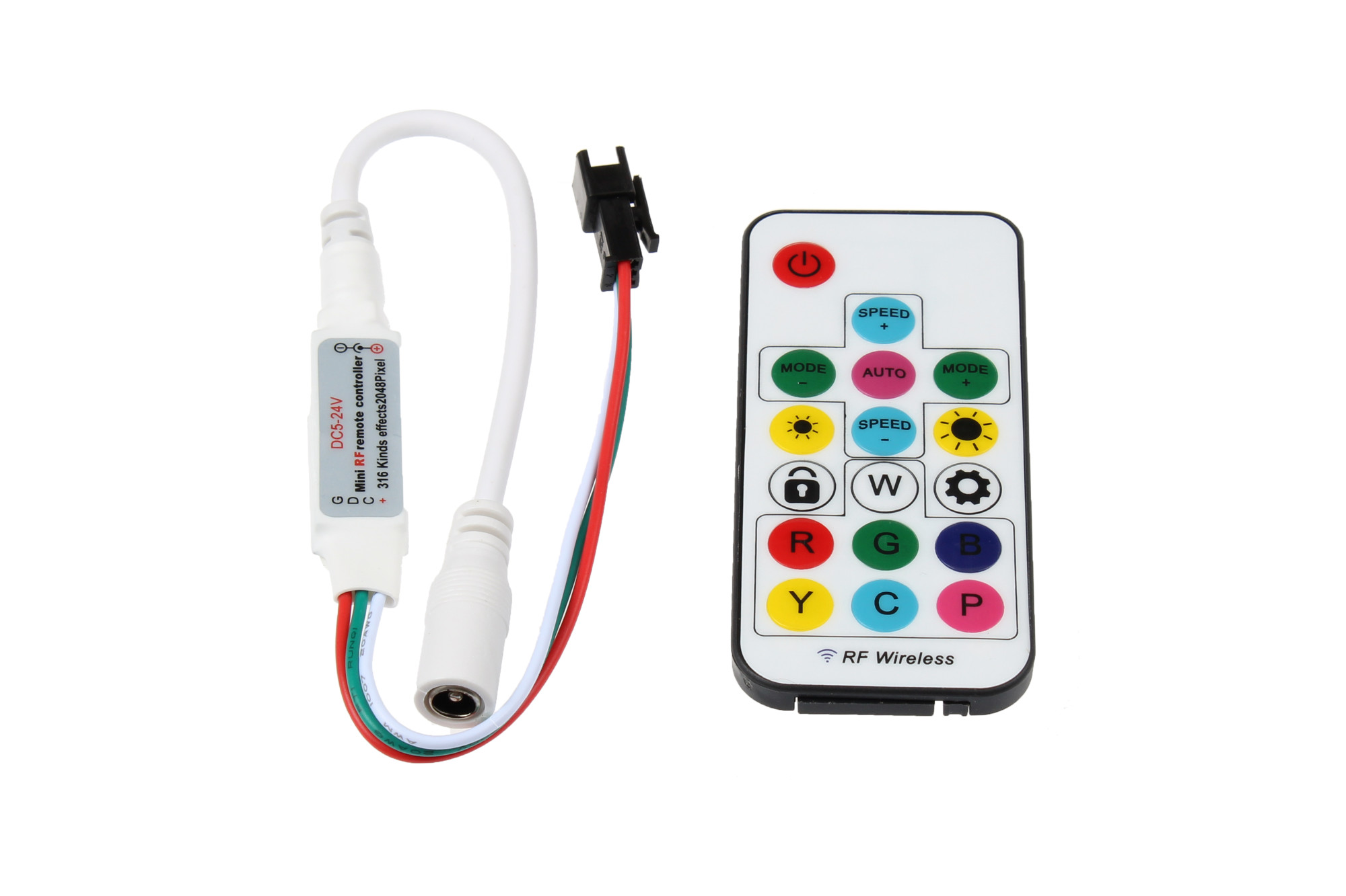 Levně LED ovladač digitální RF DG17