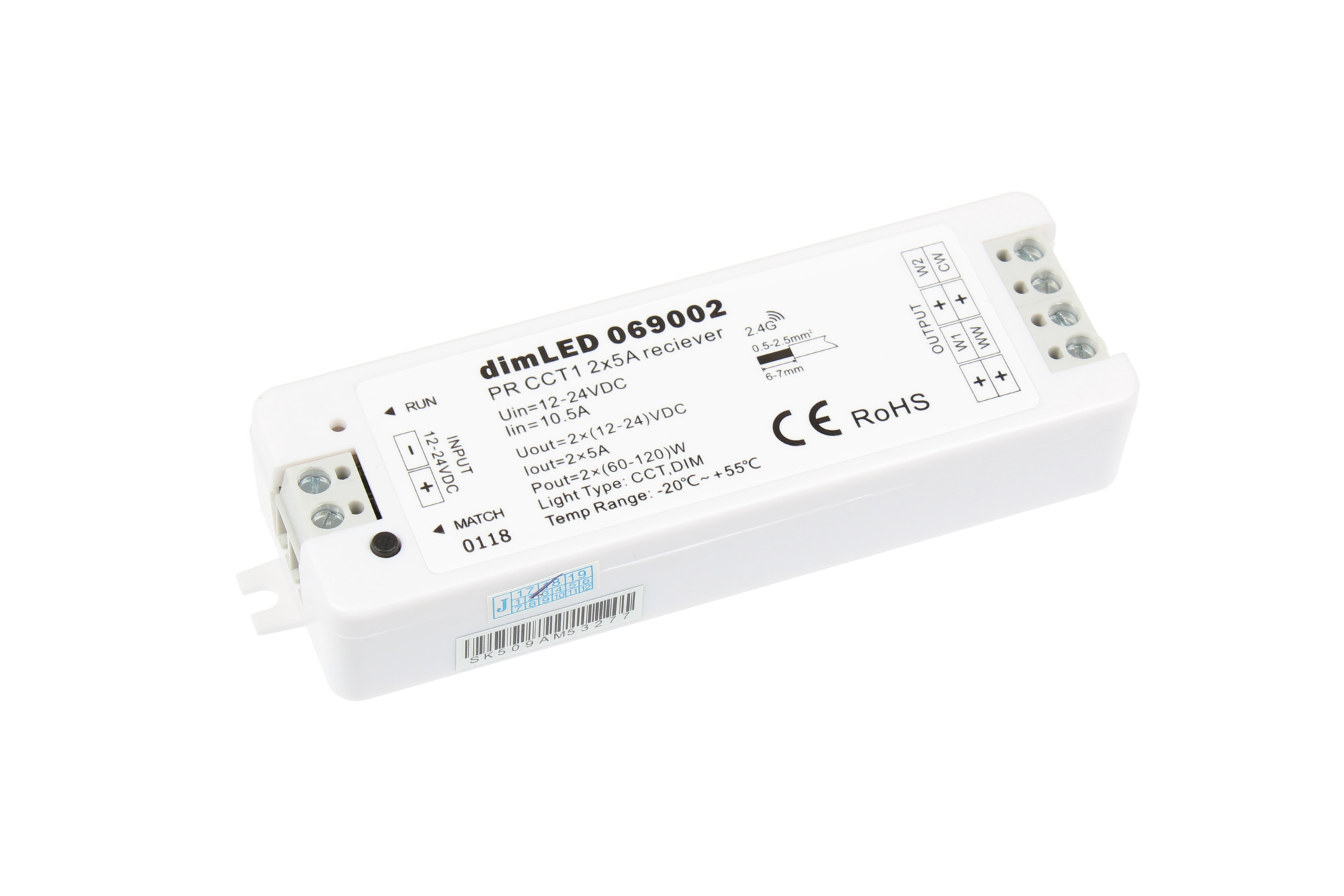 Levně Přijímač dimLED PR CCT1 2v1