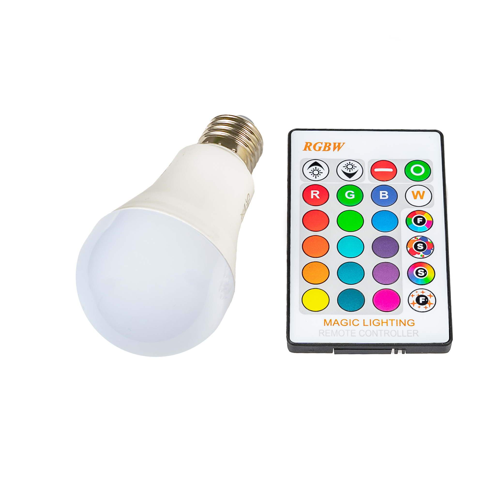 Levně LED žárovka RGBW E27 5W 360°