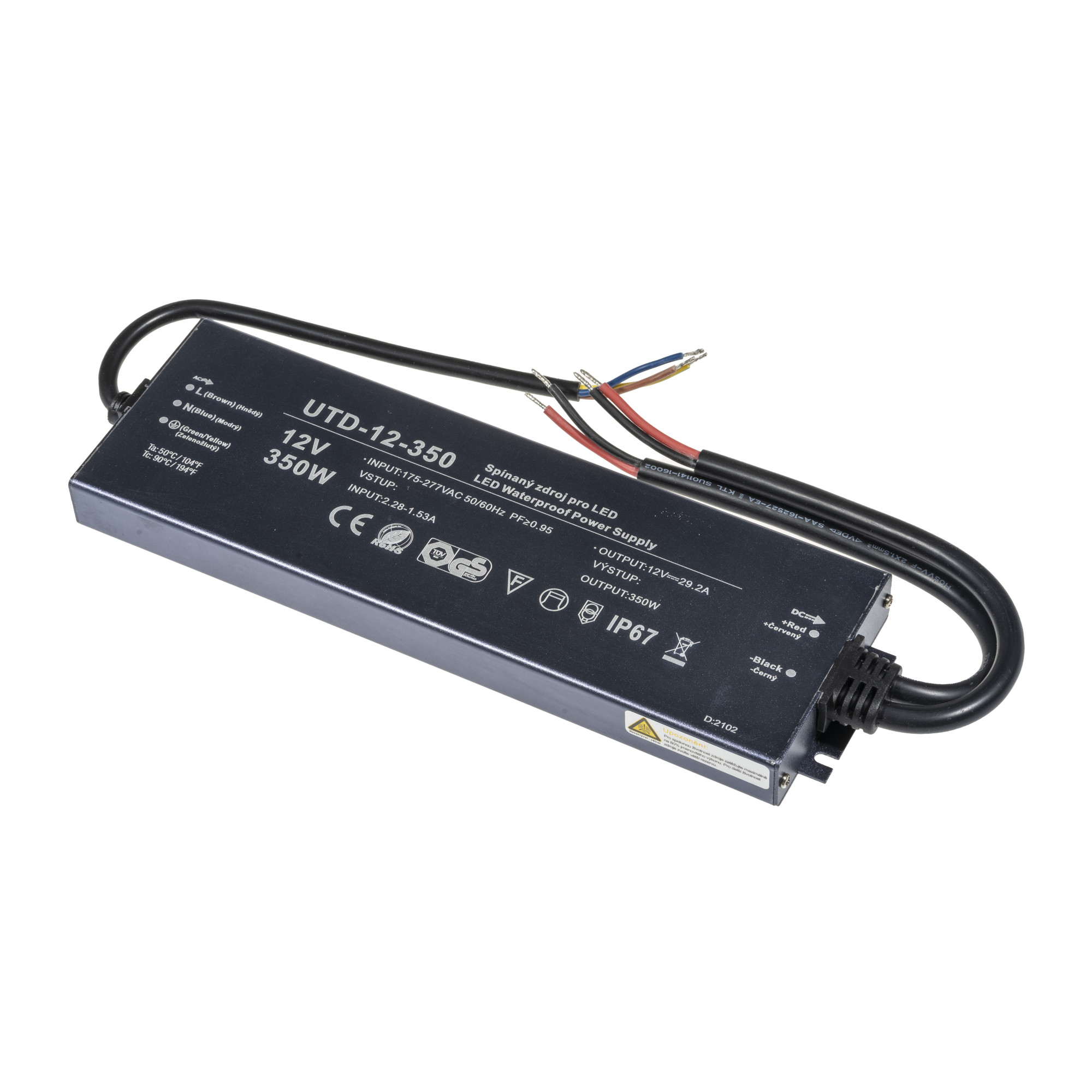 Levně LED zdroj 12V 350W UTD-12-350 Záruka 5 let