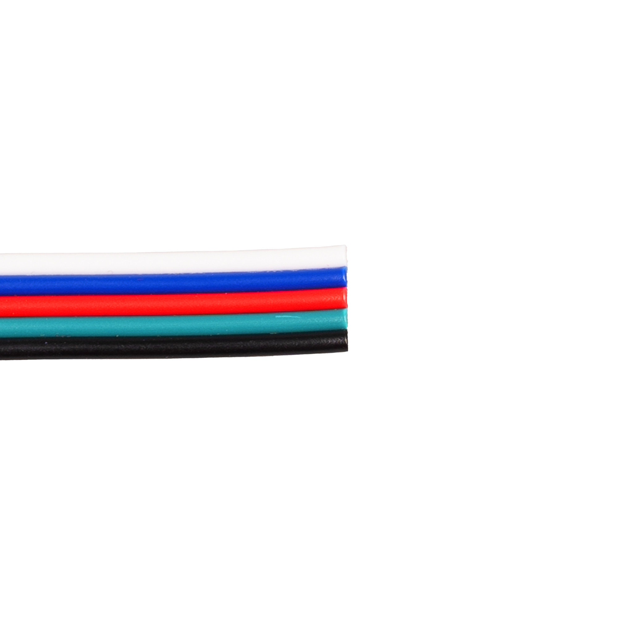 Levně Plochý RGBW kabel
