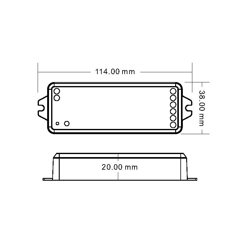 SMART přijímač dimLED ZIGBEE PR 2K 2v1