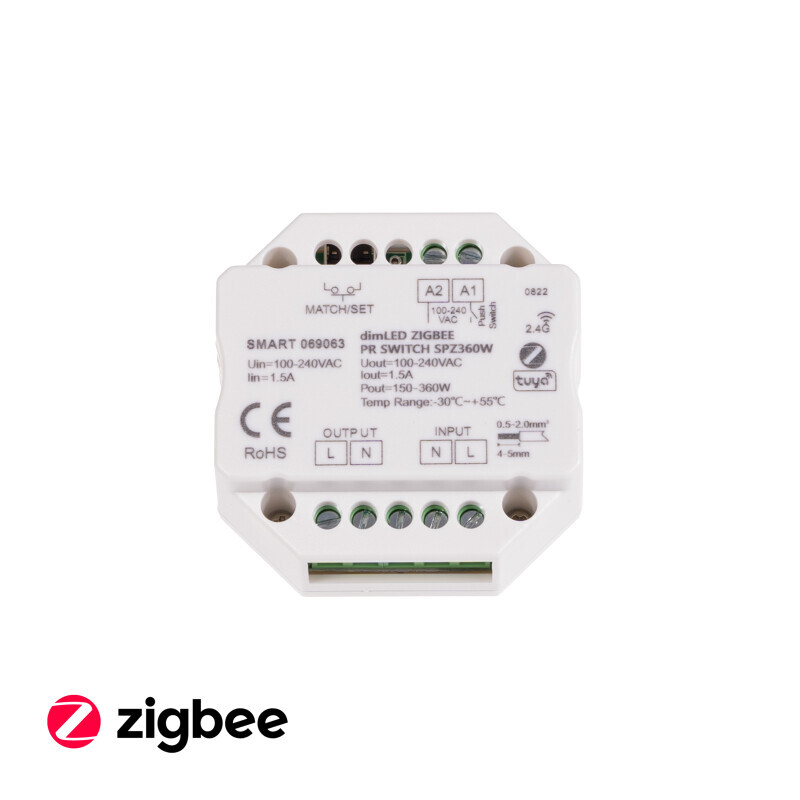 SMART spínač dimLED ZIGBEE PR SPZ360W