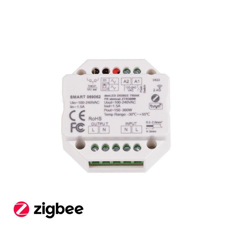 SMART stmívač dimLED ZIGBEE PR ZTR360W