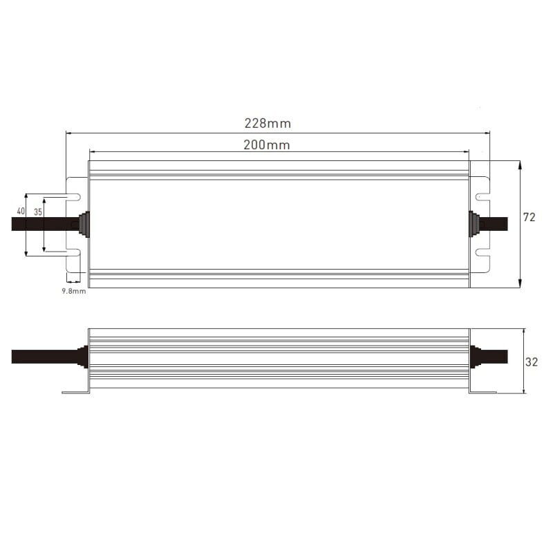 LED zdroj 12V 300W SLIM-12V-300W