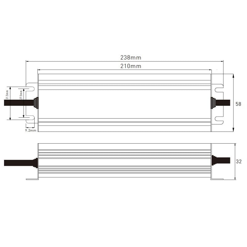 LED zdroj 12V 200W SLIM-12V-200W