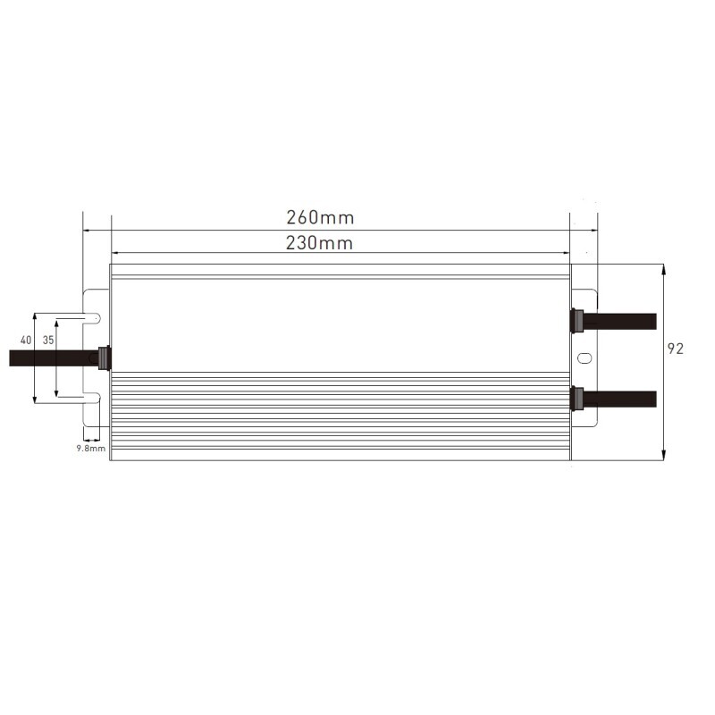 LED zdroj 12V 400W SLIM-12V-400W