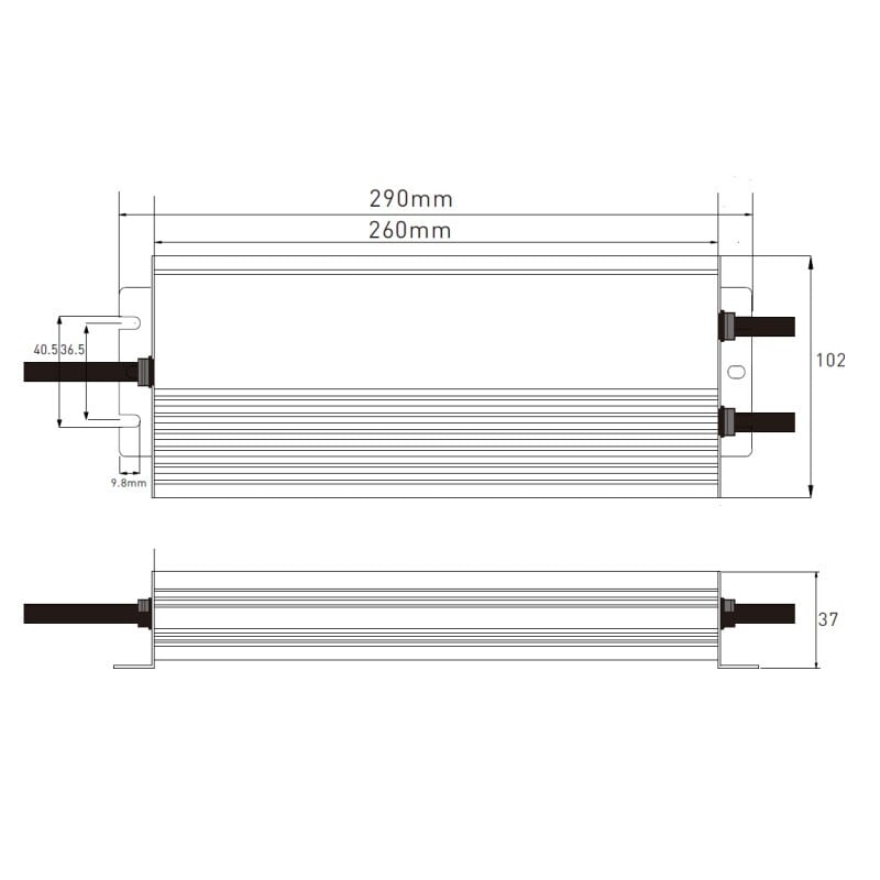 LED zdroj 12V 600W SLIM-12V-600W