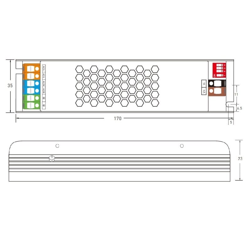 LED zdroj 12V 60W zdroj INTELI-12-60