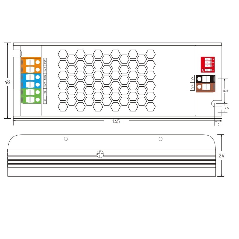 LED zdroj 12V 100W zdroj INTELI-12-100