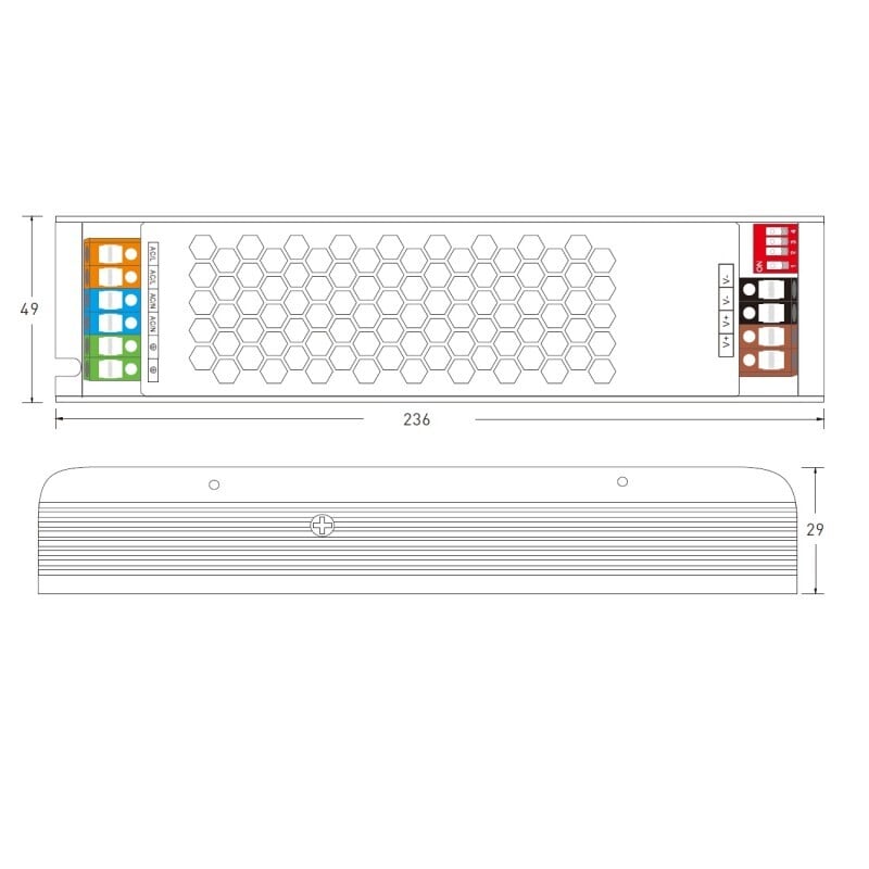 LED zdroj 12V 400W zdroj INTELI-12-400