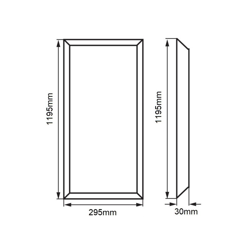 LED panel BLP30120 40W 30x120cm