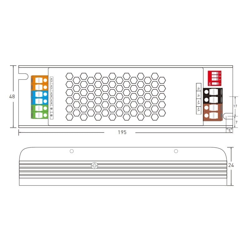 LED zdroj 12V 150W zdroj INTELI-12-150