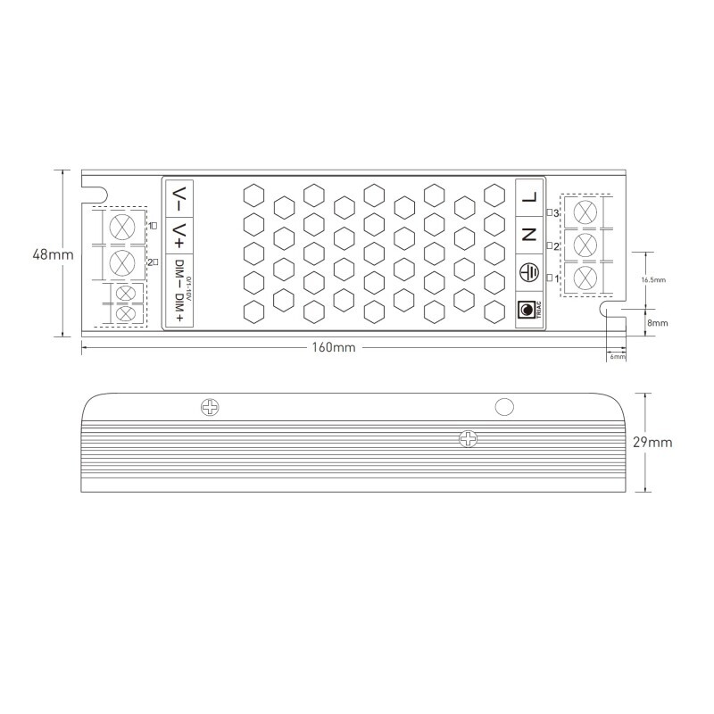 LED zdroj 24V 100W zdroj DIM20-24-100