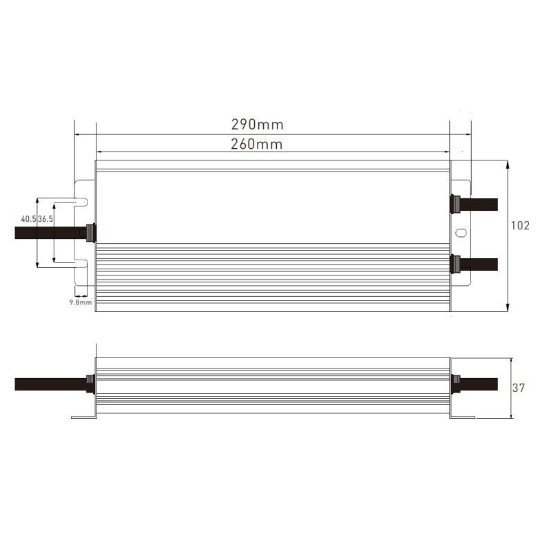 LED zdroj 24V 600W SLIM-24V-600W